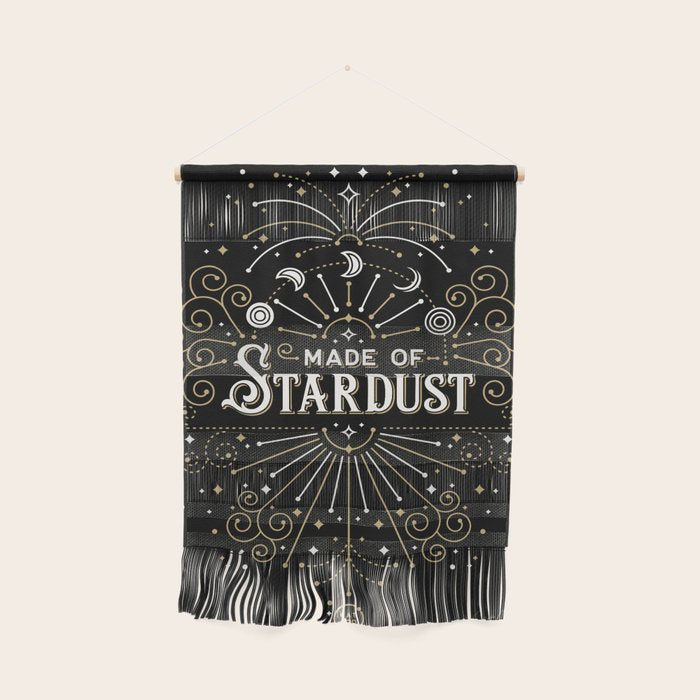 Made of Stardust - Black & Gold Palette Wall Hanging Gallery Image 1