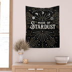 Made of Stardust - Black & Gold Palette Wall Tapestry Gallery Image 2