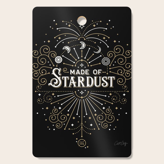 Made of Stardust - Black & Gold Palette Cutting Board Gallery Image 1