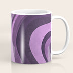 Wavy Watercolor Groovy Purple Shapes Coffee Mug Gallery Image 1