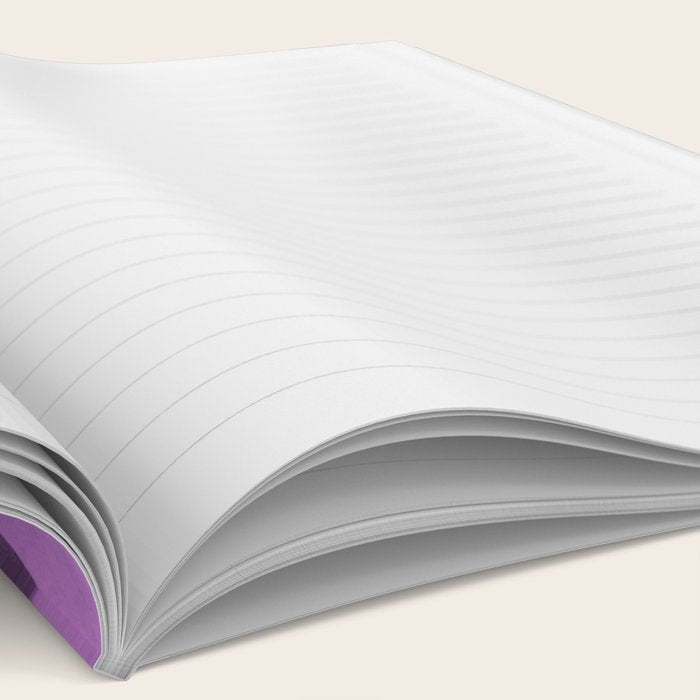 Wavy Watercolor Groovy Purple Shapes Notebook Gallery Image 2