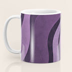 Wavy Watercolor Groovy Purple Shapes Coffee Mug Gallery Image 3
