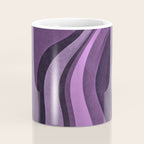 Wavy Watercolor Groovy Purple Shapes Coffee Mug Gallery Image 4