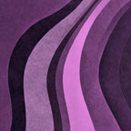Wavy Watercolor Groovy Purple Shapes Coffee Mug Gallery Image 2