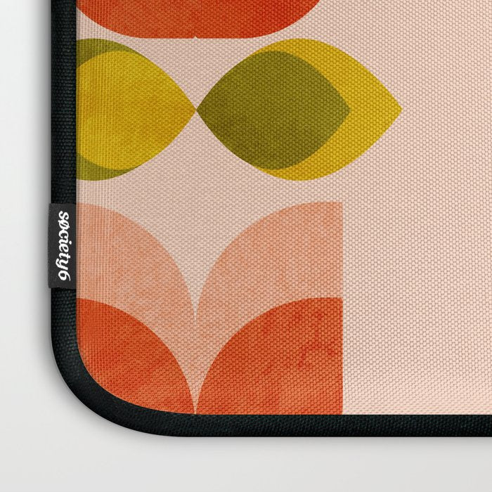 retro tulips midcentury Laptop Sleeve Gallery Image 3