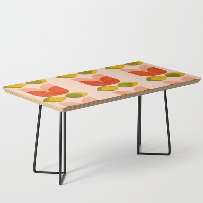 retro tulips midcentury Coffee Table Gallery Image 1