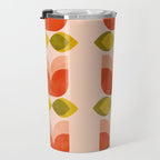 retro tulips midcentury Travel Mug Gallery Image 3