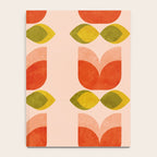 retro tulips midcentury Notebook Gallery Image 4