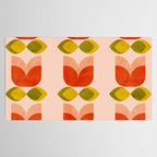 retro tulips midcentury Tablecloth Gallery Image 2