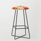 retro tulips midcentury Stool Gallery Image 1
