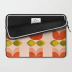 retro tulips midcentury Laptop Sleeve Gallery Image 2