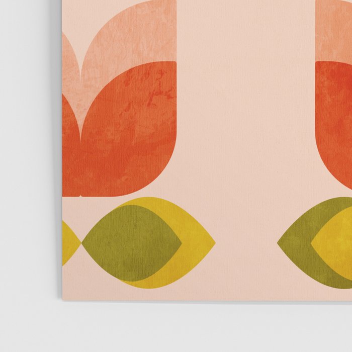 retro tulips midcentury Poster Gallery Image 3