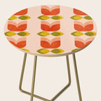 retro tulips midcentury Side Table Gallery Image 2