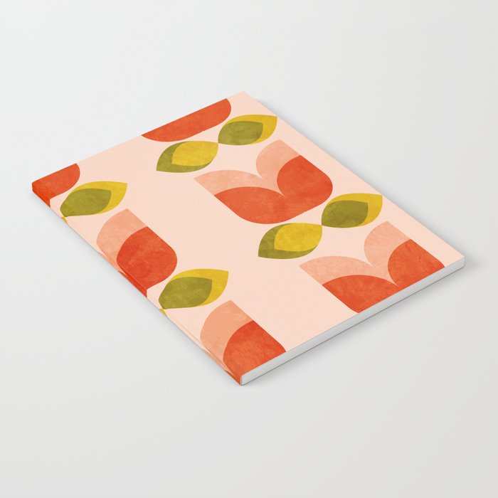 retro tulips midcentury Notebook Gallery Image 2