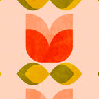 retro tulips midcentury Coffee Mug Gallery Image 2