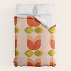 retro tulips midcentury Duvet Cover Gallery Image 6