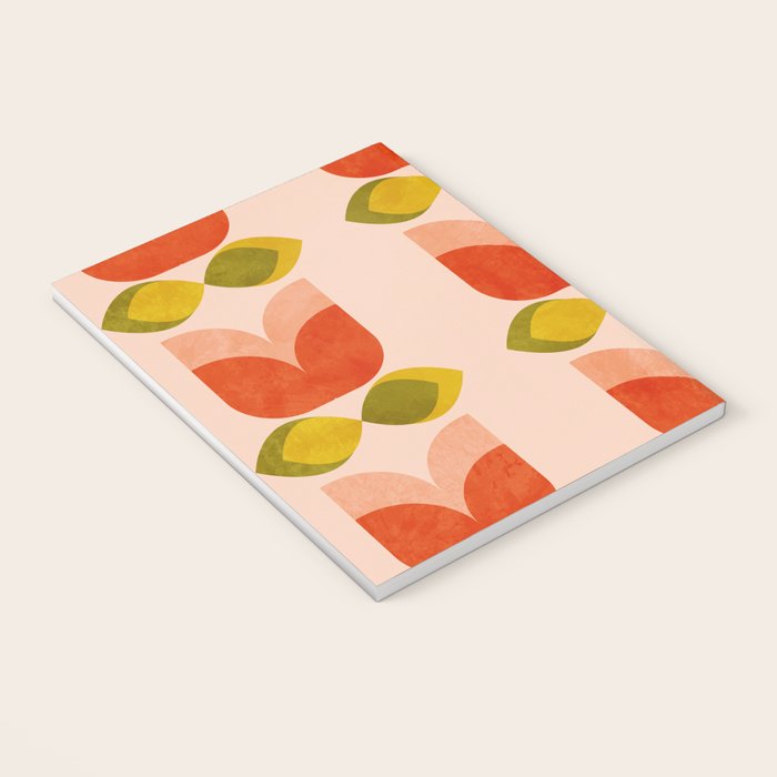 retro tulips midcentury Notebook Gallery Image 3