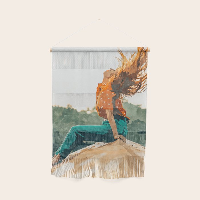 Live Free, Freedowm Woman Empower Painting, Fashion Female Human Rights Wall Hanging Gallery Image 1