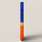 Wide Awake Blue Yellow And Orange Colorfield  iPhone Case Gallery Image 2