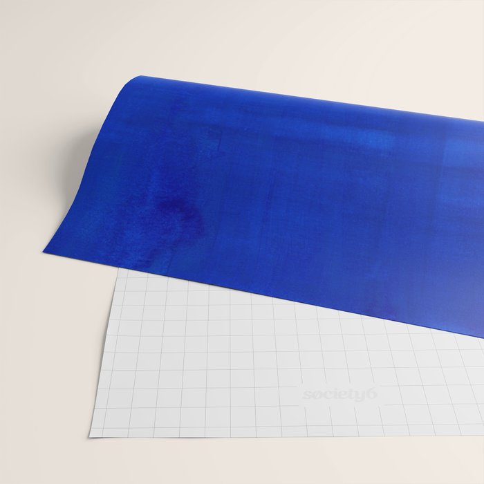 Wide Awake Blue Yellow And Orange Colorfield  Wrapping Paper Gallery Image 2