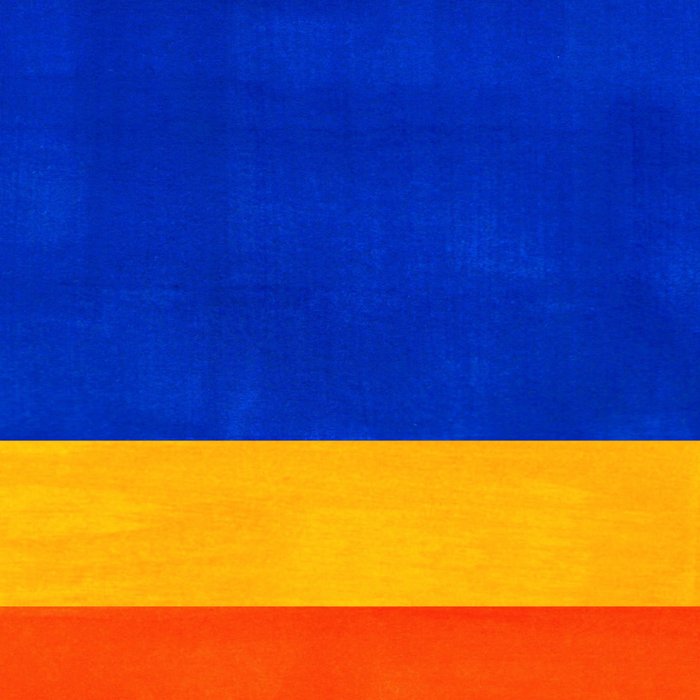 Wide Awake Blue Yellow And Orange Colorfield  Coffee Mug Gallery Image 2