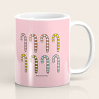 Rainbow Candy Canes Coffee Mug Gallery Image 1