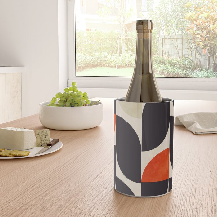 bauhaus mid century shapes abstract Wine Chiller Gallery Image 4