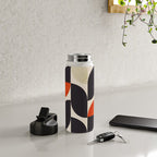 bauhaus mid century shapes abstract Water Bottle Gallery Image 4