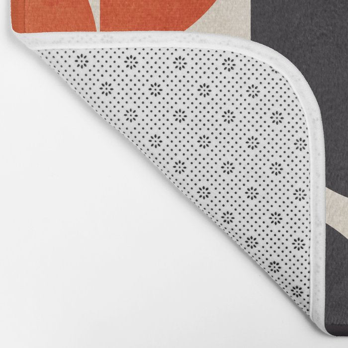 bauhaus mid century shapes abstract Bath Mat Gallery Image 2