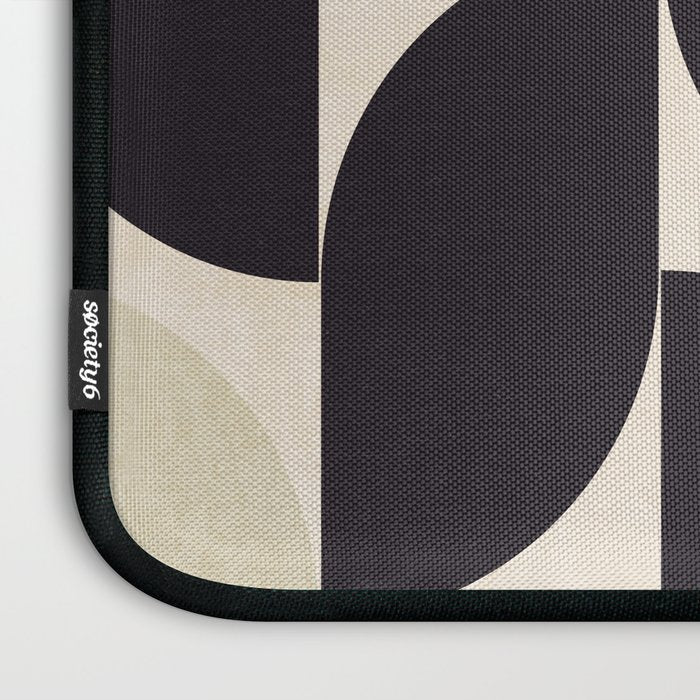 bauhaus mid century shapes abstract Laptop Sleeve Gallery Image 3
