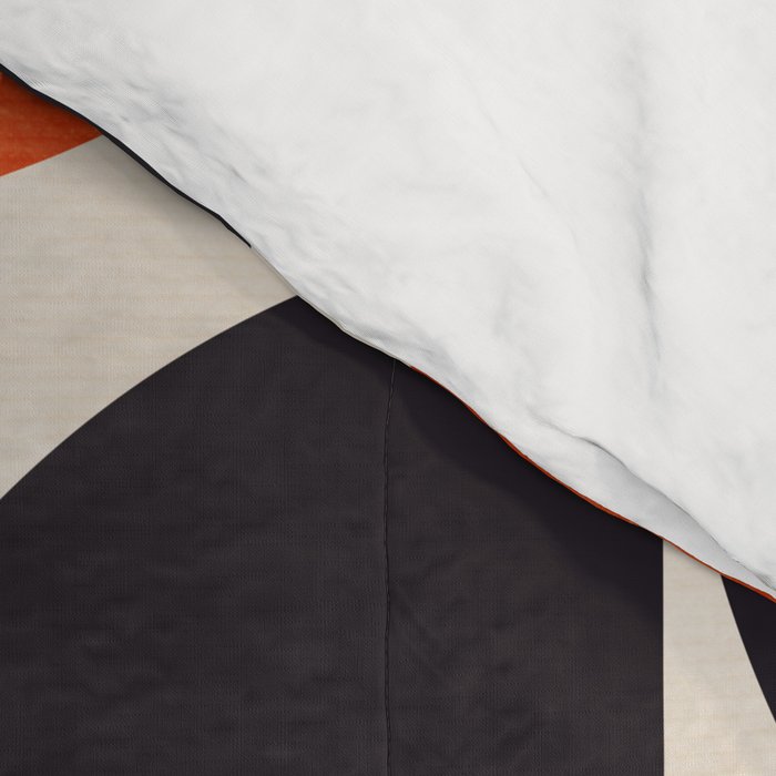 bauhaus mid century shapes abstract Comforter Gallery Image 4