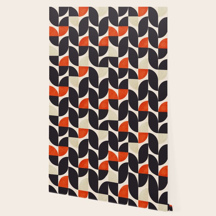bauhaus mid century shapes abstract Wallpaper Gallery Image 2