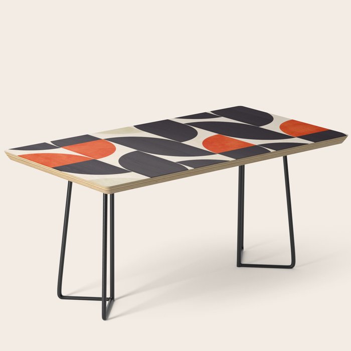 bauhaus mid century shapes abstract Coffee Table Gallery Image 1