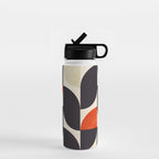 bauhaus mid century shapes abstract Water Bottle Gallery Image 1