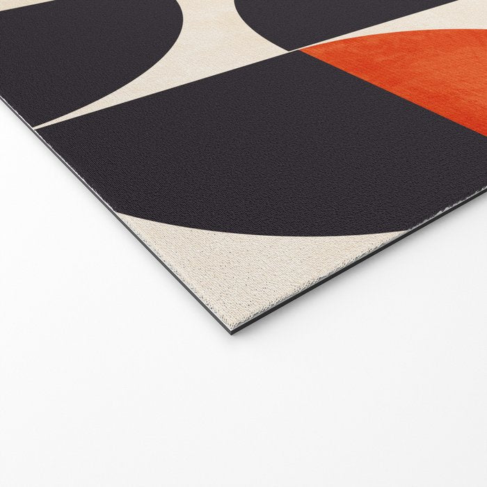 bauhaus mid century shapes abstract Welcome Mat Gallery Image 2