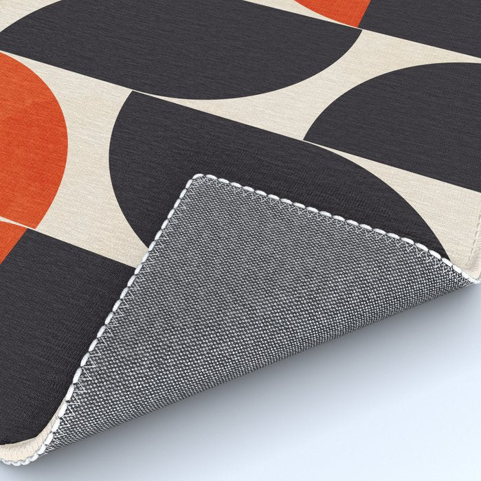 bauhaus mid century shapes abstract Rug Gallery Image 4