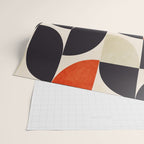 bauhaus mid century shapes abstract Wrapping Paper Gallery Image 2