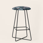 Dark Floral Elegance Stool Gallery Image 1