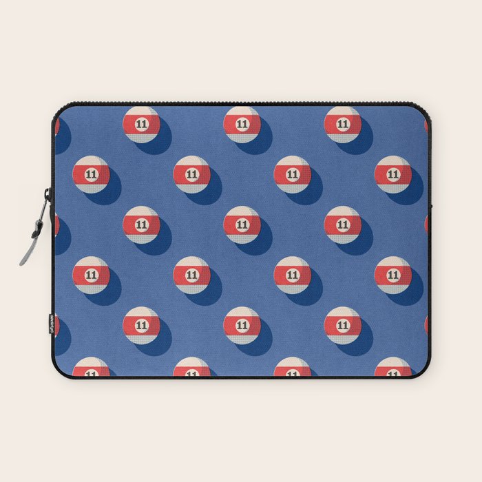 BALLS Billiards - pattern Laptop Sleeve Gallery Image 1
