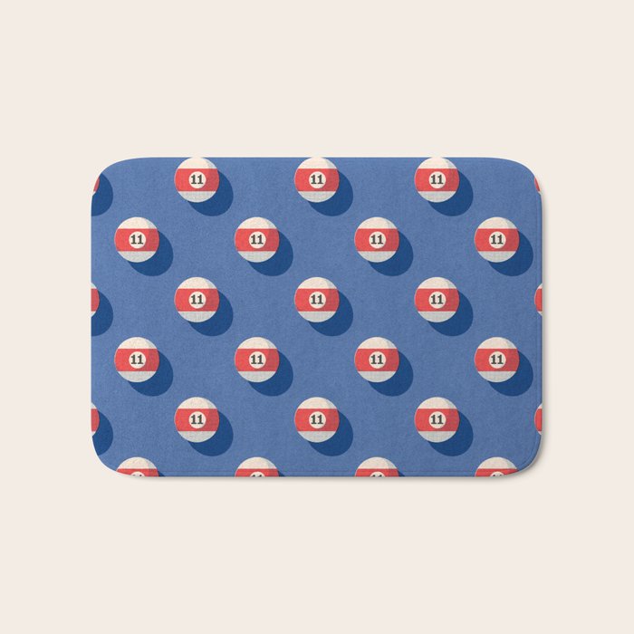BALLS Billiards - pattern Bath Mat Gallery Image 1