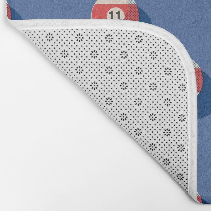 BALLS Billiards - pattern Bath Mat Gallery Image 2
