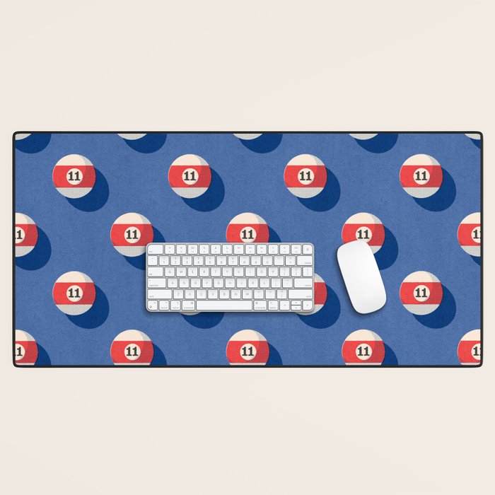 BALLS Billiards - pattern Desk Mat Gallery Image 1