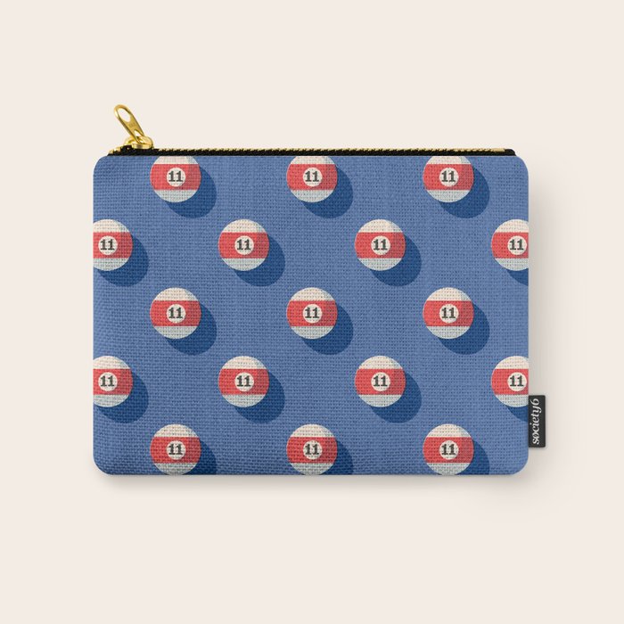 BALLS Billiards - pattern Carry All Pouch Gallery Image 1