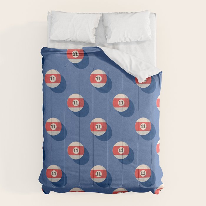 BALLS Billiards - pattern Comforter Gallery Image 1