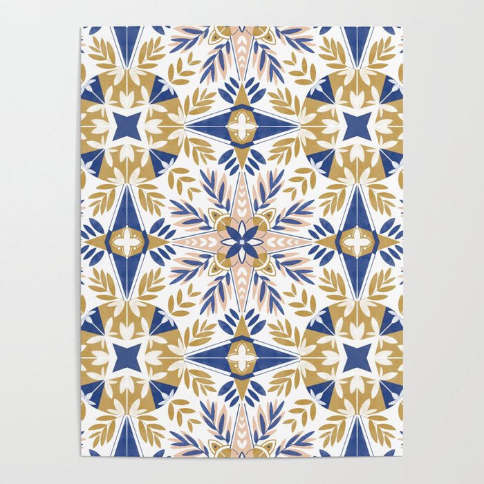 Modern circular nature tile B Poster Gallery Image 4