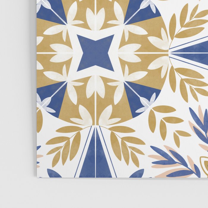 Modern circular nature tile B Poster Gallery Image 3