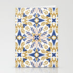 Modern circular nature tile B Stationery Card Gallery Image 2