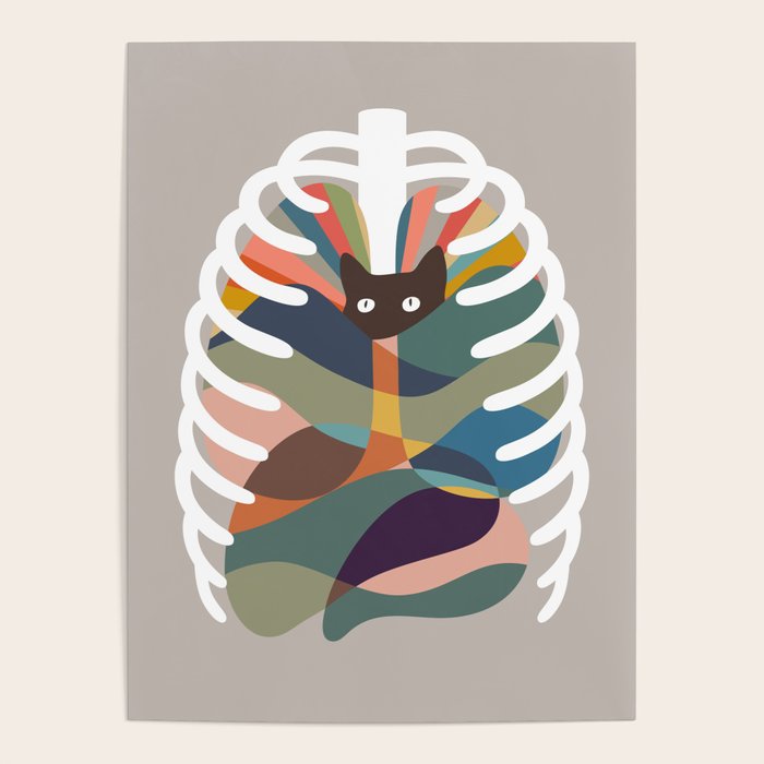 Cat Landscape 107: Here Comes the Cat Poster Gallery Image 1