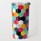 Eclectic Tiles | Mid Century Pattern Travel Mug Gallery Image 2