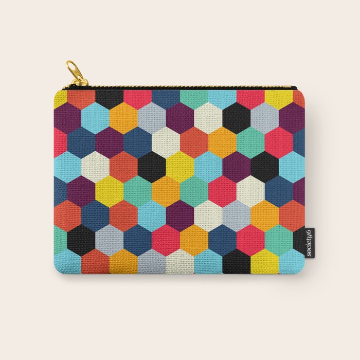 Eclectic Tiles | Mid Century Pattern Carry All Pouch Gallery Image 1